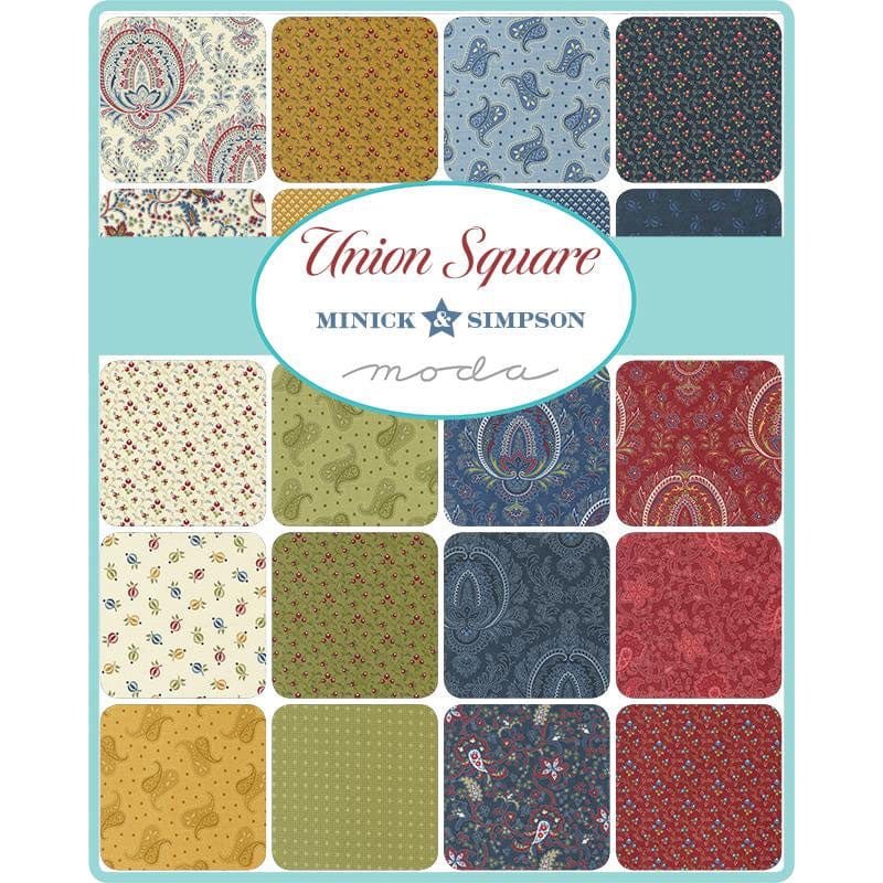 Moda Fabric Pre Cuts Moda Union Square Mini Charm 14950MC  - The Sewing Studio