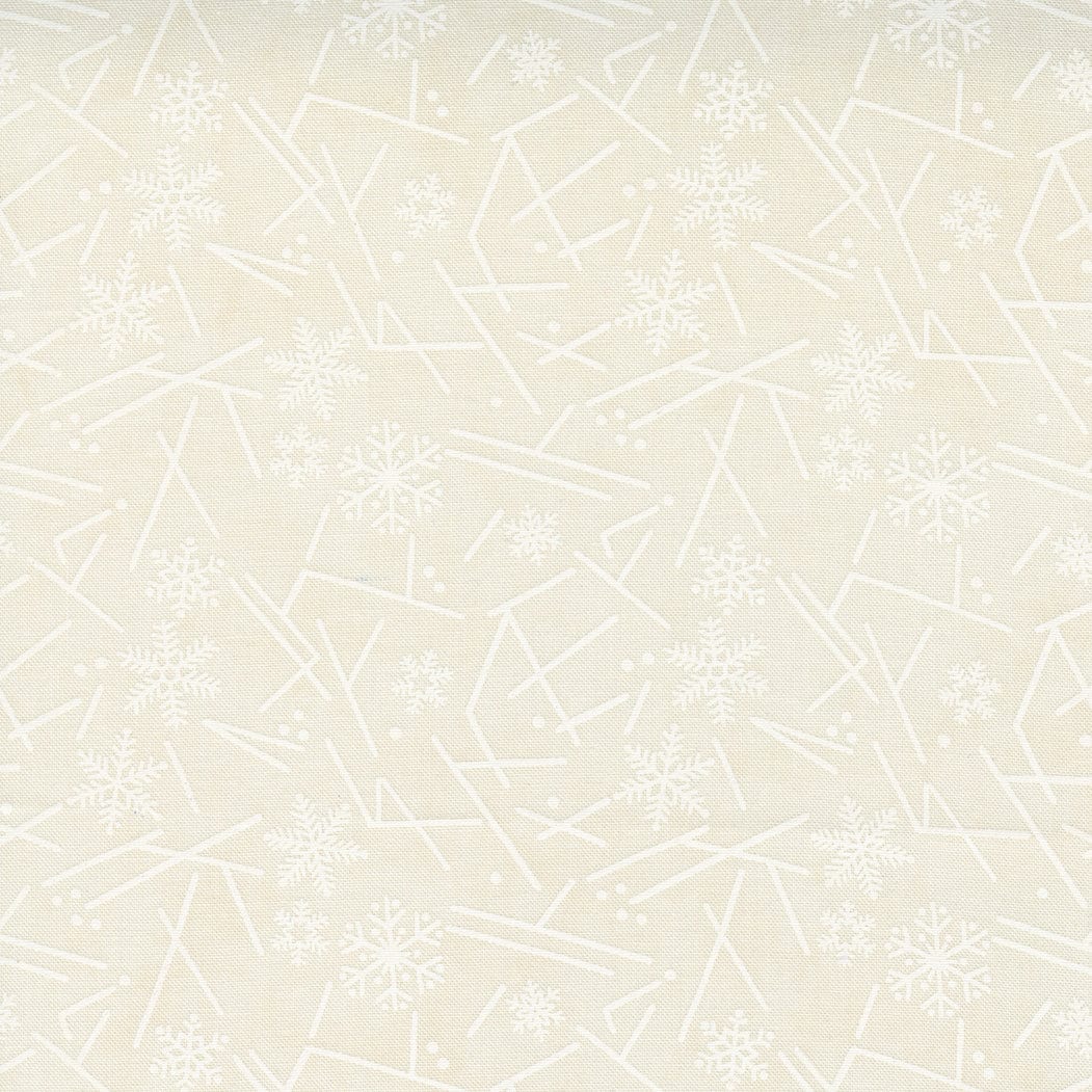Moda Fabric Warm Winter Wishes Snowflake Flurry Snowflake 6838 11