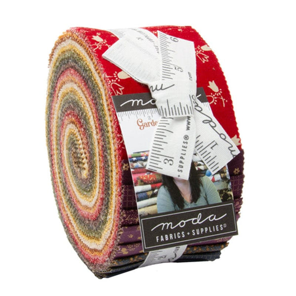 Red and White Gatherings Jelly Roll | Primitive Gatherings for Moda Fabrics