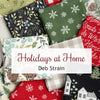 Moda Holidays At Home Winter Snowflakes Charcoal Black 56077-13 Lifestyle Image