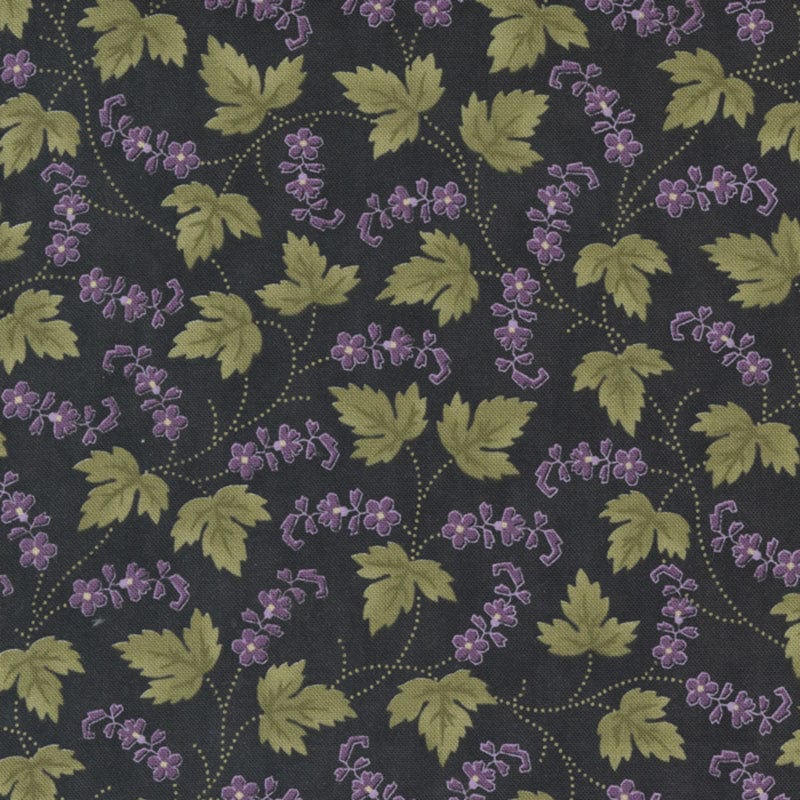 Moda Iris And Ivy Covered Florals Ebony 2252-15