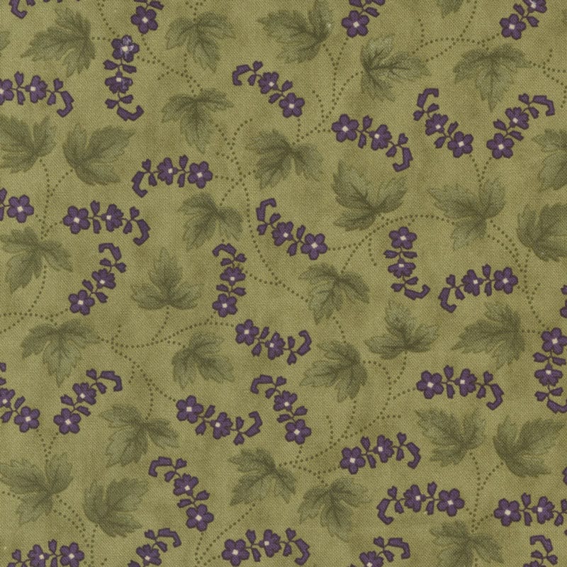 Moda Iris And Ivy Covered Florals Olive 2252-13