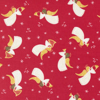 Moda Joyful Joyful Hark The Angels Poinsettia Red 20803-22