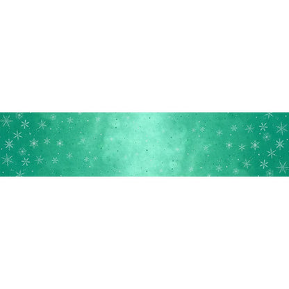 Moda Ombre Flurries Winter Snowflakes Teal 10874-31MS Main Image