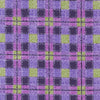 Moda Pansys Posies Fabric Plaids Checks Amethyst 48725-15