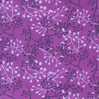 Moda Pansys Posies Fabric Spring Bunchplum 48724-24