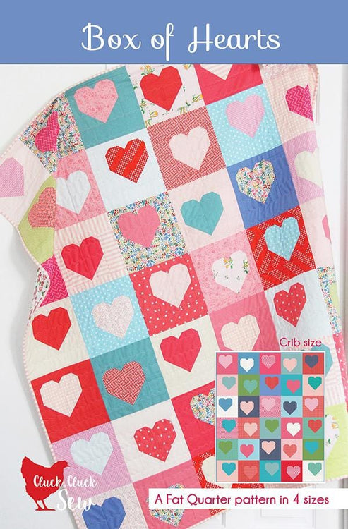 Moda Patterns Box of Hearts Quilt Pattern  - The Sewing Studio