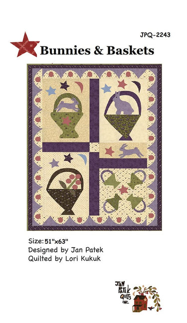 Moda Patterns Jan Patek Bunnies And Baskets Quilt Pattern  - The Sewing Studio for sale UK - The Sewing Studio