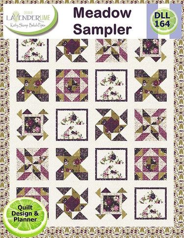 Moda Patterns Meadow Sampler Quilt Sampler Design Pattern  - The Sewing Studio for sale UK - The Sewing Studio