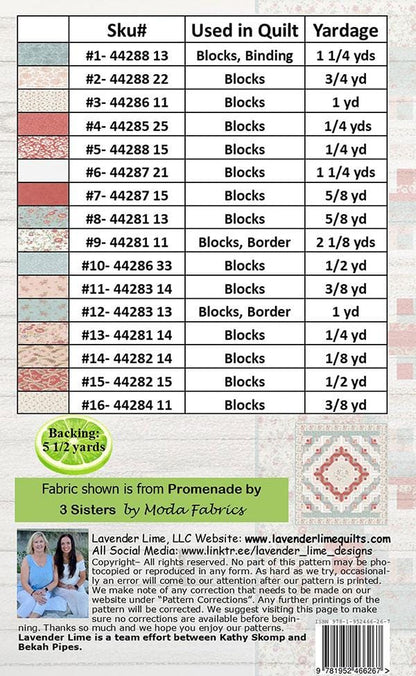 Moda Patterns Sentimental Journey Quilt Pattern  - The Sewing Studio