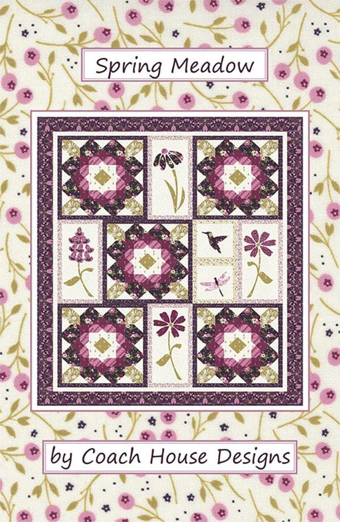 Moda Patterns Spring Meadow Lap Quilt Pattern  - The Sewing Studio