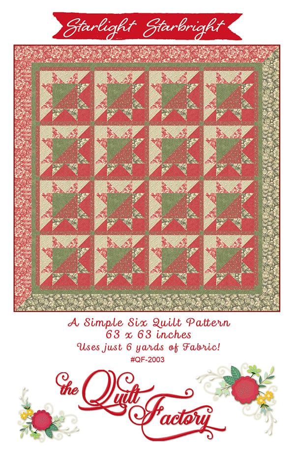 Moda Patterns Starlight Starbright Quilt Pattern  - The Sewing Studio