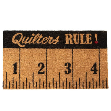 Moda Quilting Accessories Moda Quilters Rule Doormat  - The Sewing Studio for sale UK - The Sewing Studio