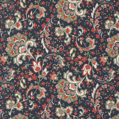 Moda Rendezvous Fabric Paisley Flourish Nightshade 44302-19