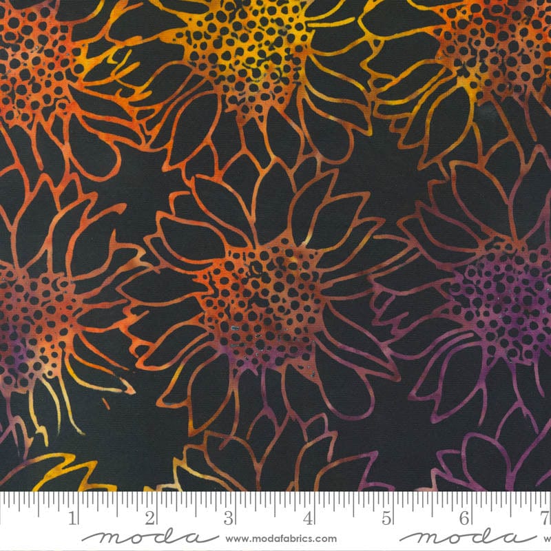 Moda Bonfire Batiks Autumn Fall Coal 4364 12 4364-12 Ruler Image