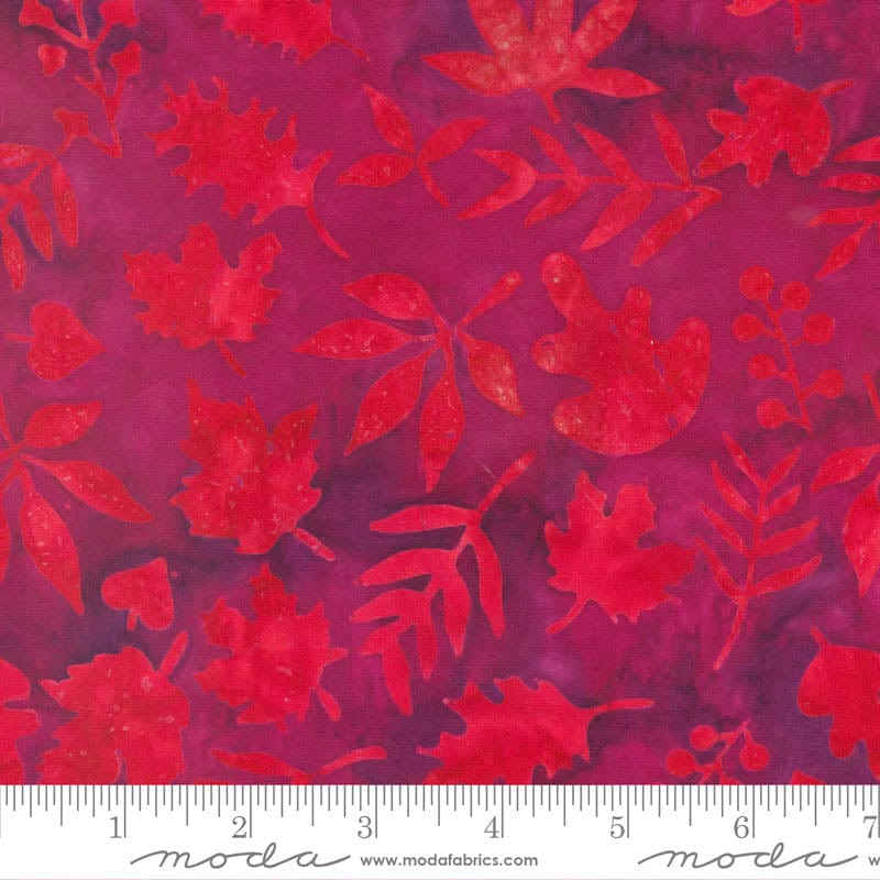 Moda Bonfire Batiks Autumn Fall Wine 4364 23 4364-23 Ruler Image