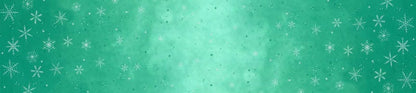 Moda Ombre Flurries Winter Snowflakes Teal 10874-31MS Ruler Image