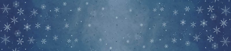 Moda Ombre Flurries Winter Snowflakes Nantucket 10874-321MS Ruler Image