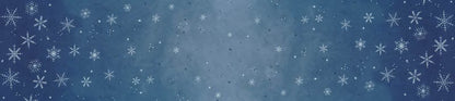 Moda Ombre Flurries Winter Snowflakes Nantucket 10874-321MS Ruler Image