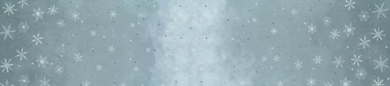 Moda Ombre Flurries Winter Snowflakes Platinum 10874-432MS Ruler Image