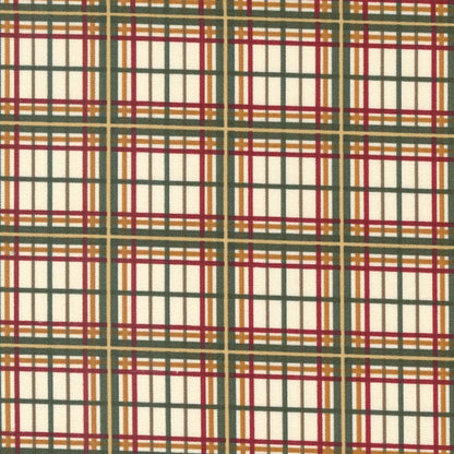 Moda Shoppes On Main Plaid Checks Ecru 6924-11 Main Image