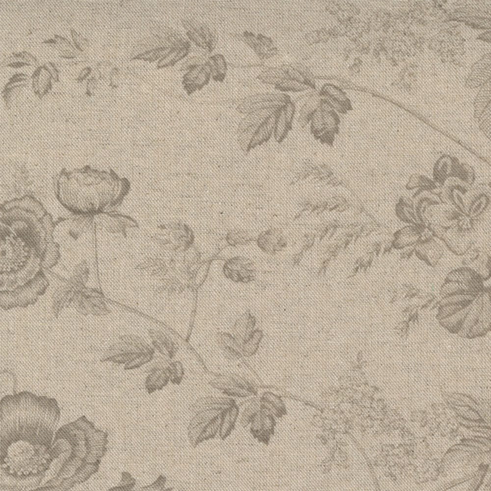 Moda Sister Bay Garden Blooms Linen Natural Driftw Fabric 44270 35L