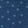 Moda Starlight Gatherings Star Flower Royal Fabric 49166 16