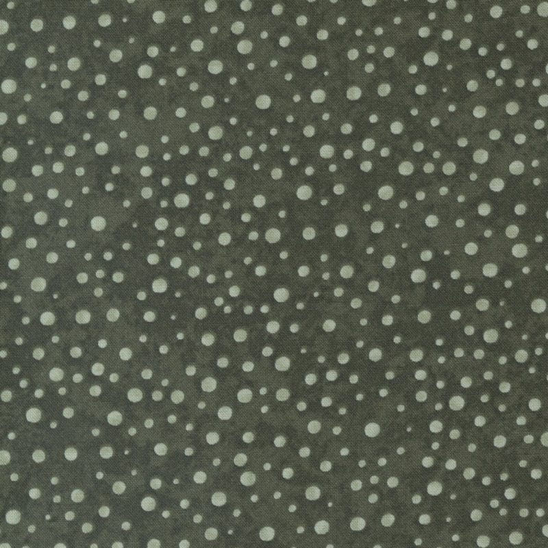 Moda Wild Iris Fabric Raindrops Loden Green 6875-11