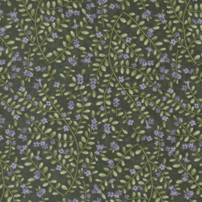 Moda Wild Iris Fabric Thyme Loden Green 6873-11