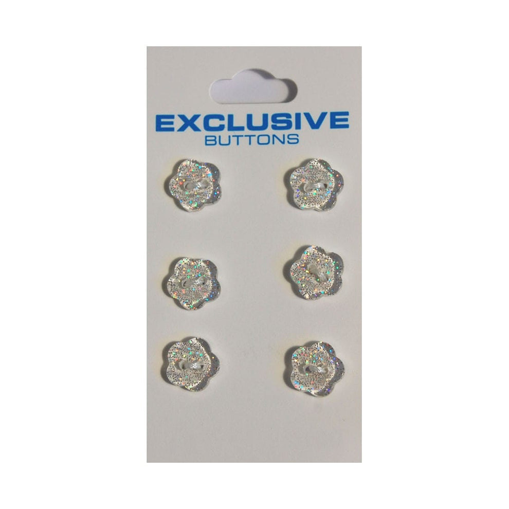 Module Buttons Module Carded Buttons: Code A: Size 11mm: Pack of 6  - The Sewing Studio