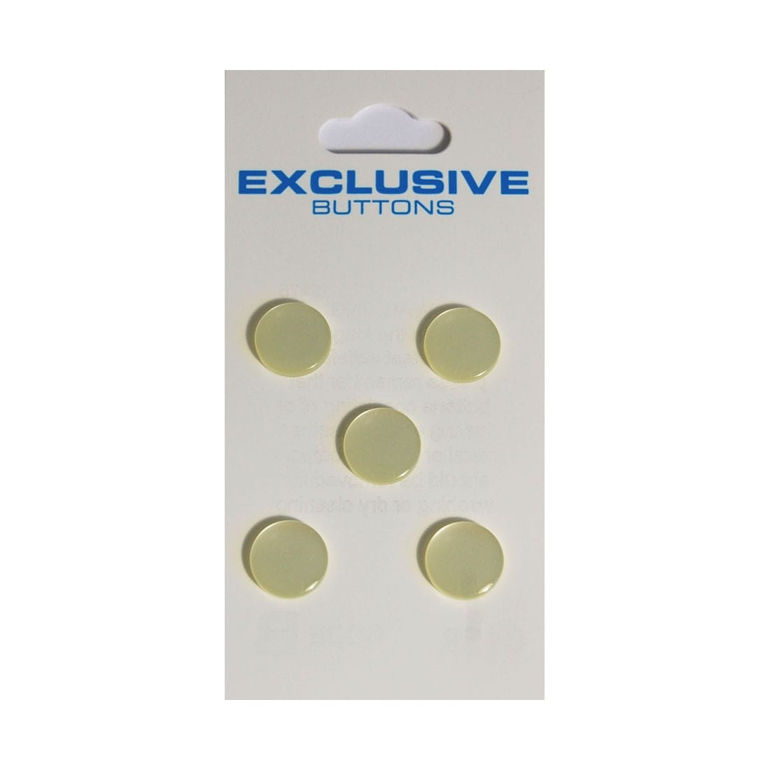 Module Buttons Module Carded Buttons: Code B: Size 10mm: Pack of 5  - The Sewing Studio