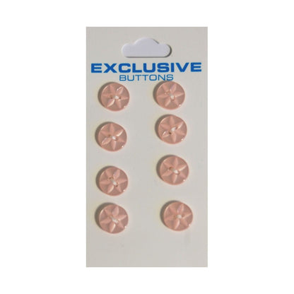 Module Buttons Module Carded Buttons: Code B: Size 10mm: Pack of 8  - The Sewing Studio