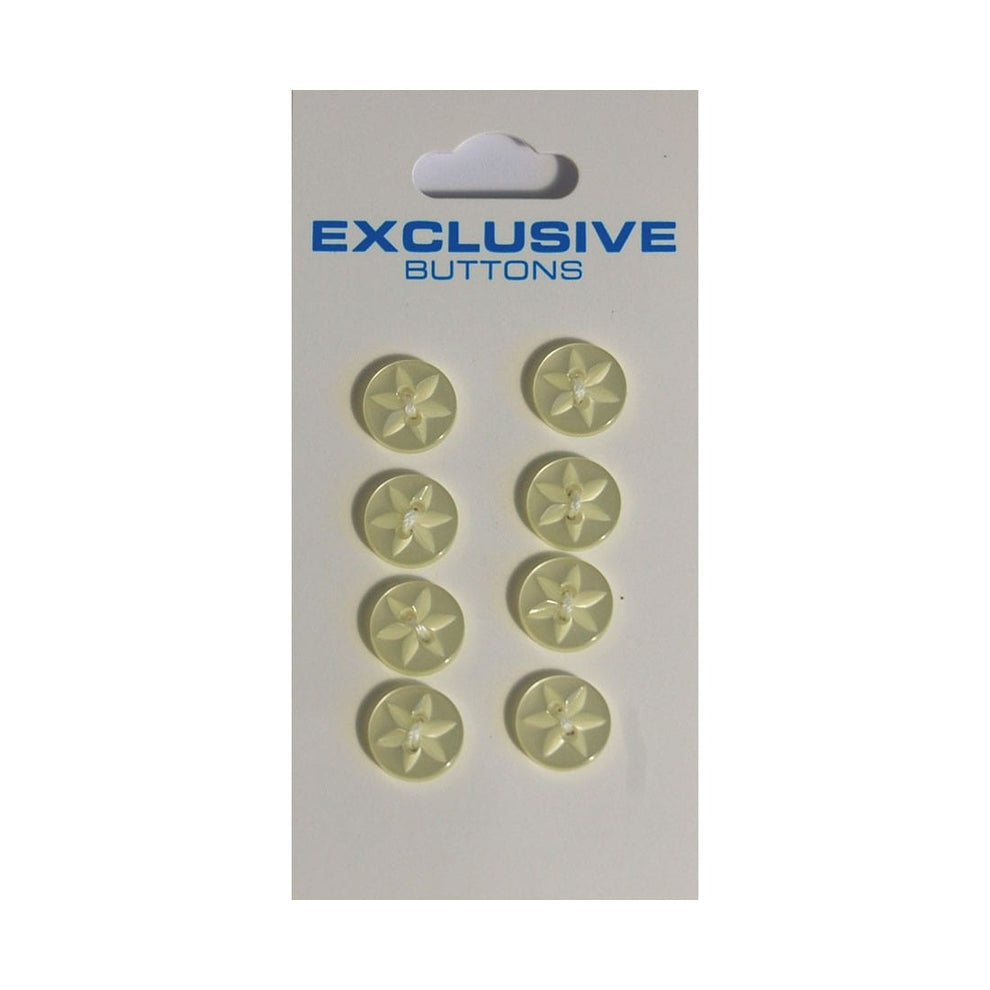 Module Buttons Module Carded Buttons: Code B: Size 10mm: Pack of 8  - The Sewing Studio