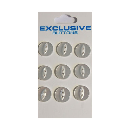 Module Buttons Module Carded Buttons: Code B: Size 11mm: Pack of 9  - The Sewing Studio