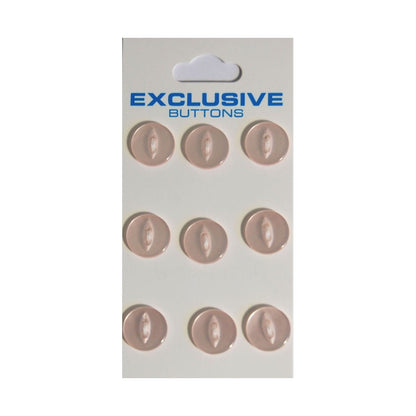 Module Buttons Module Carded Buttons: Code B: Size 11mm: Pack of 9  - The Sewing Studio