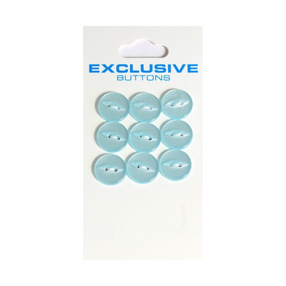 Module Buttons Module Carded Buttons: Code B: Size 11mm: Pack of 9  - The Sewing Studio