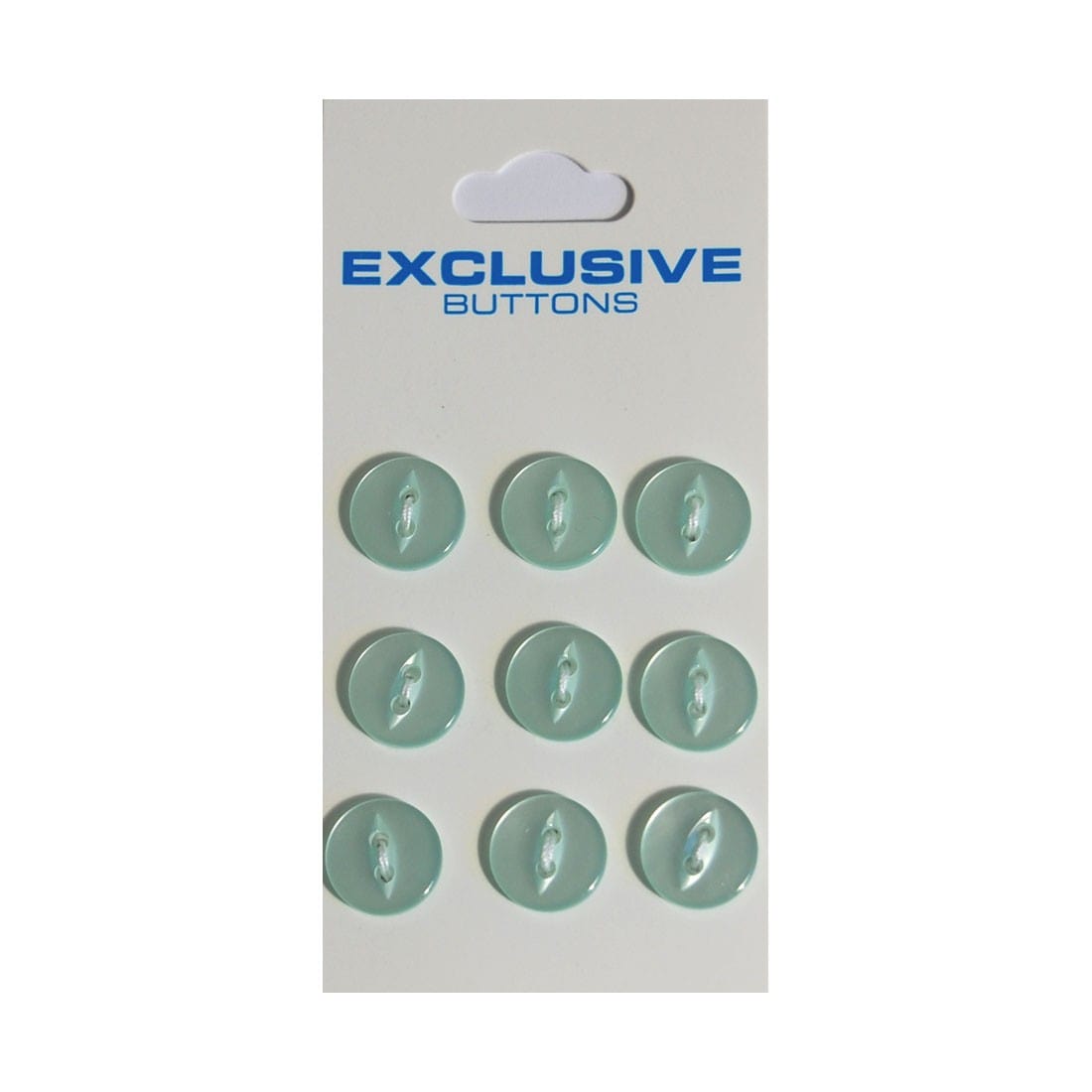 Module Buttons Module Carded Buttons: Code B: Size 11mm: Pack of 9  - The Sewing Studio