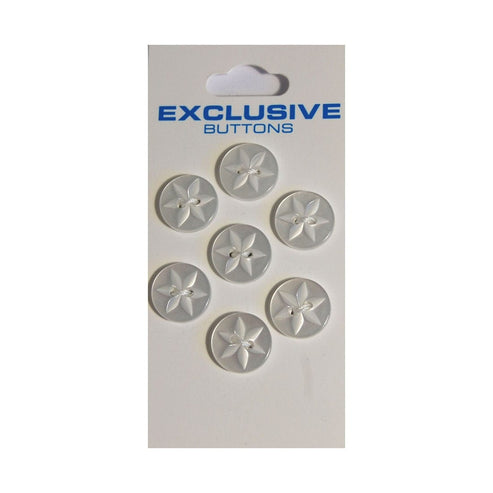 Module Buttons Module Carded Buttons: Code B: Size 12mm: Pack of 7  - The Sewing Studio