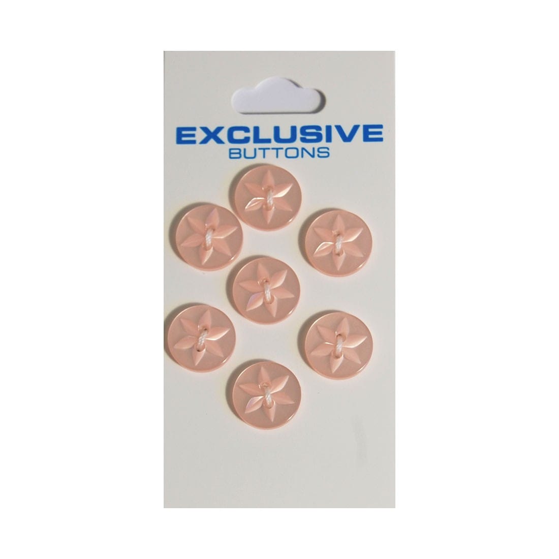 Module Buttons Module Carded Buttons: Code B: Size 12mm: Pack of 7  - The Sewing Studio