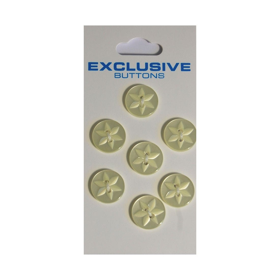 Module Buttons Module Carded Buttons: Code B: Size 12mm: Pack of 7  - The Sewing Studio