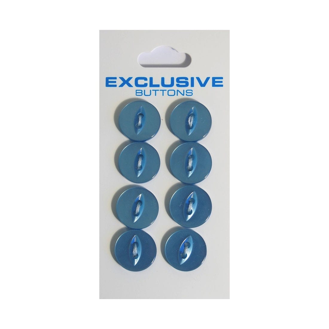 Module Buttons Module Carded Buttons: Code B: Size 14mm: Pack of 8  - The Sewing Studio