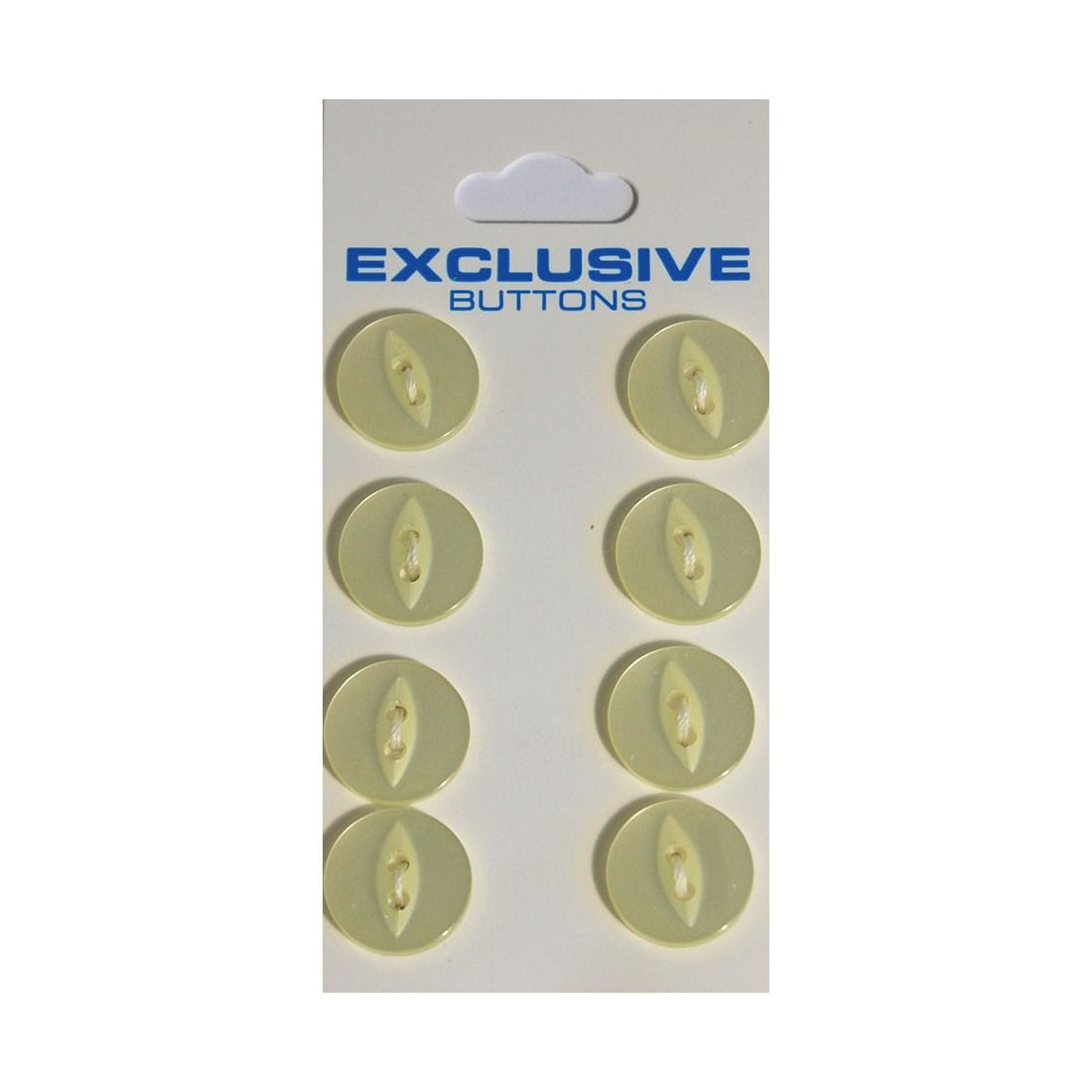 Module Buttons Module Carded Buttons: Code B: Size 14mm: Pack of 8  - The Sewing Studio