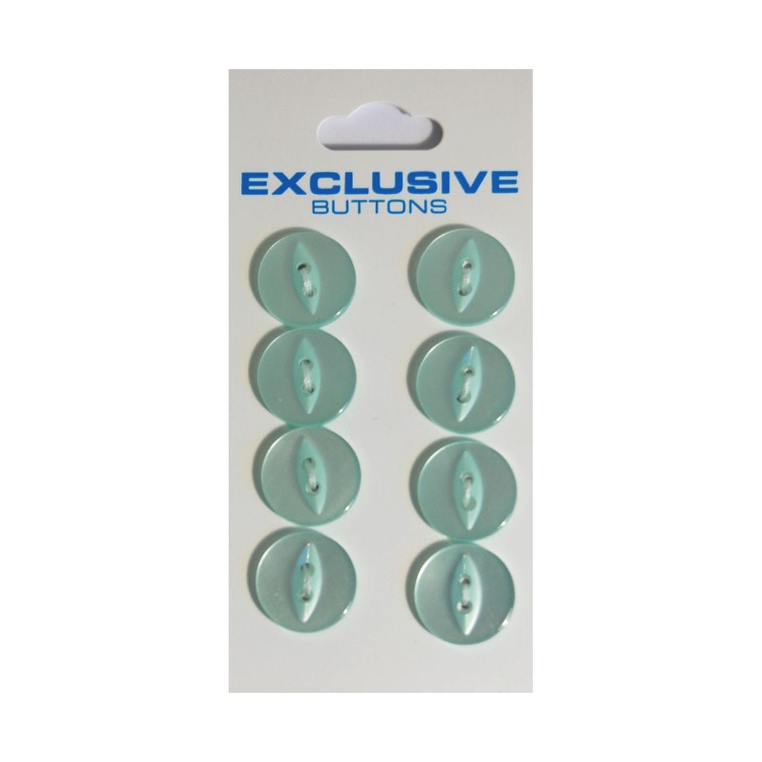 Module Buttons Module Carded Buttons: Code B: Size 14mm: Pack of 8  - The Sewing Studio