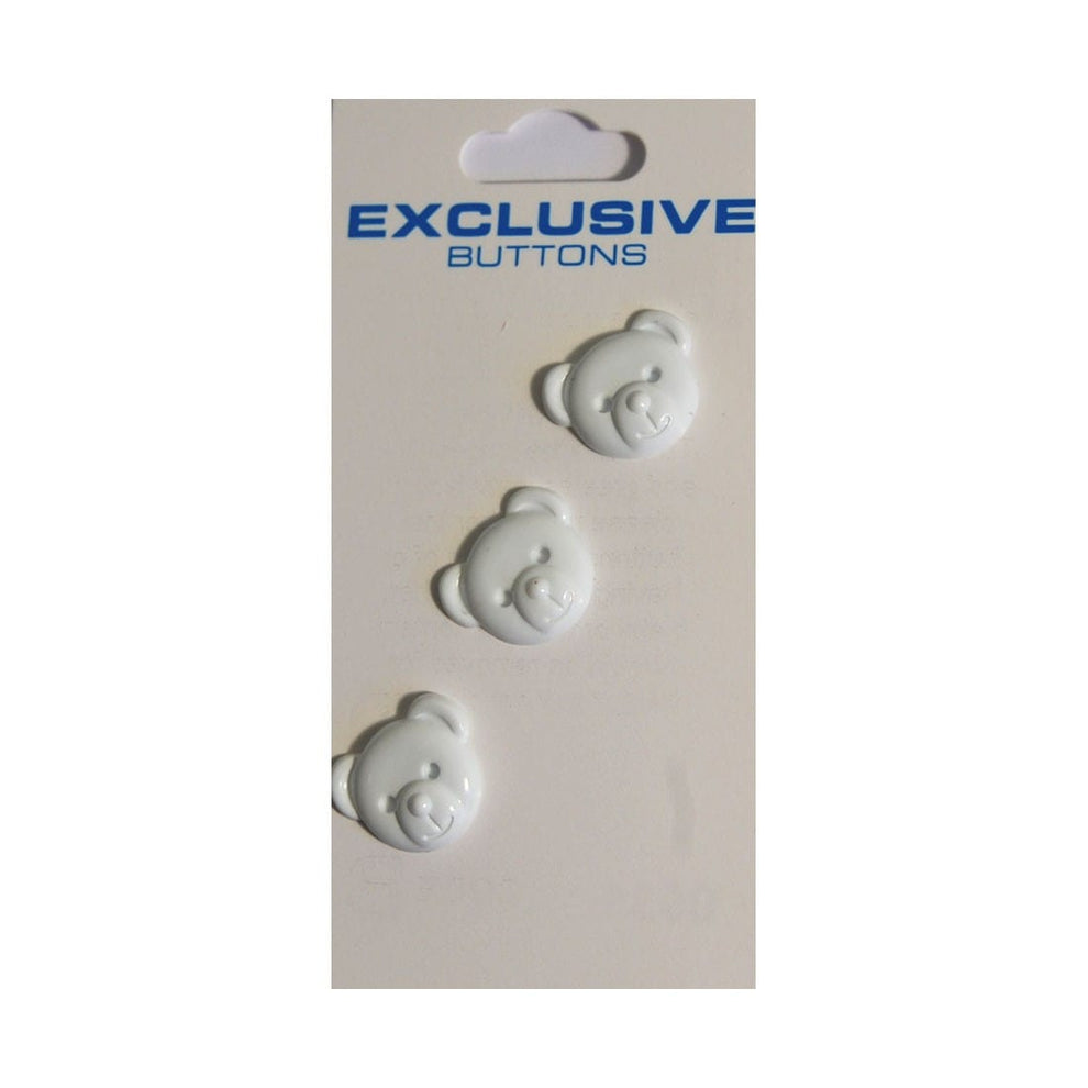 Module Buttons Module Carded Buttons: Code B: Size 15mm: Pack of 3  - The Sewing Studio