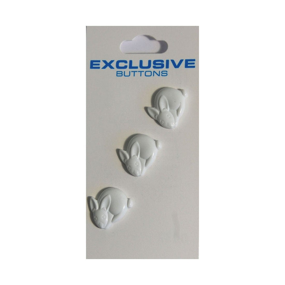 Module Buttons Module Carded Buttons: Code B: Size 15mm: Pack of 3  - The Sewing Studio