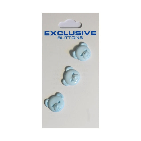 Module Buttons Module Carded Buttons: Code B: Size 15mm: Pack of 3  - The Sewing Studio