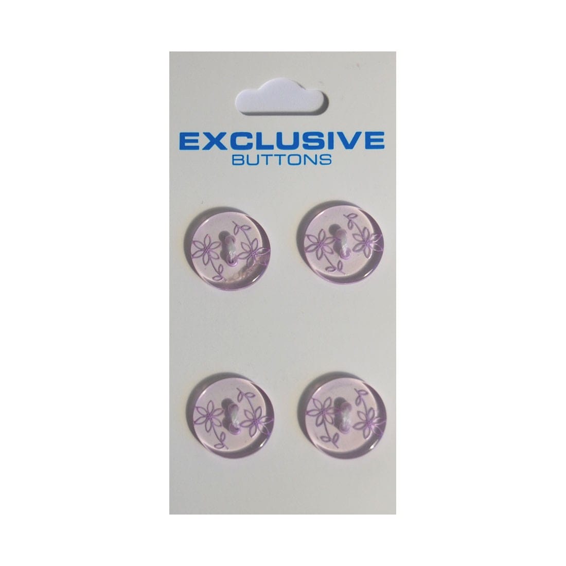 Module Buttons Module Carded Buttons: Code B: Size 15mm: Pack of 4  - The Sewing Studio