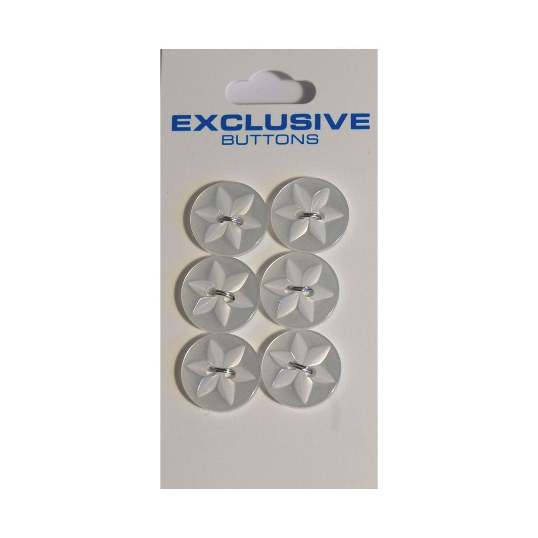 Module Buttons Module Carded Buttons: Code B: Size 15mm: Pack of 6  - The Sewing Studio