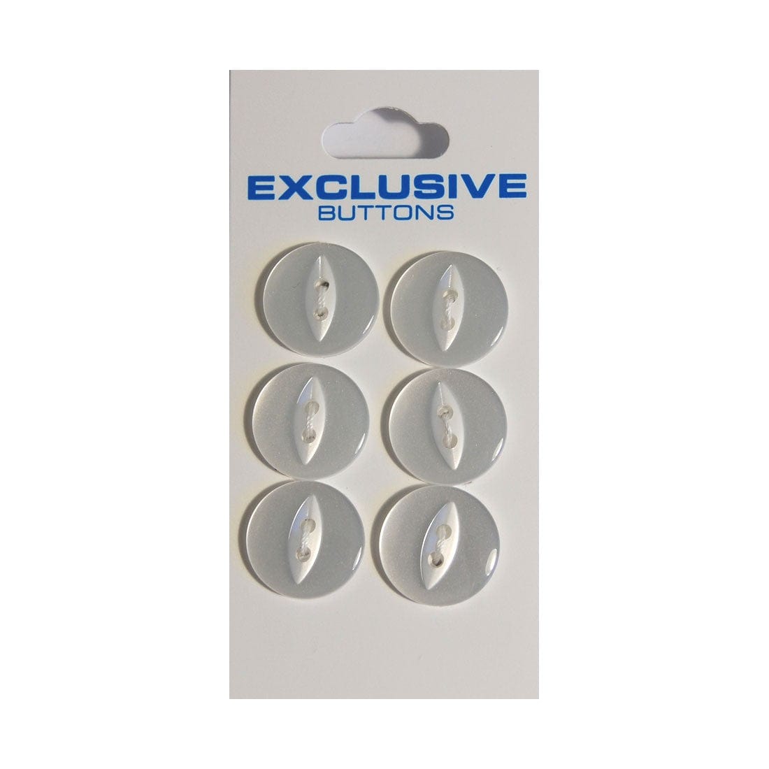 Module Buttons Module Carded Buttons: Code B: Size 16mm: Pack of 6  - The Sewing Studio