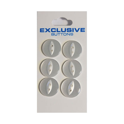 Module Buttons Module Carded Buttons: Code B: Size 16mm: Pack of 6  - The Sewing Studio